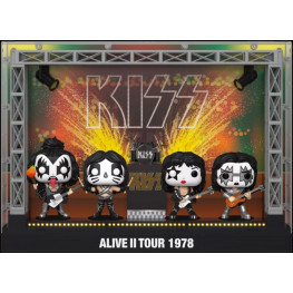 Kiss POP! Moments DLX Vinyl figúrka 4-Pack Alive II 1978 Tour 9 cm